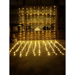 Đèn led rèm, mành led 3x3m 10 sợi ///