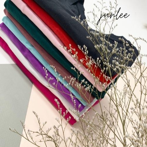 Áo Thun Trơn Nữ Cổ V - Cổ Tròn Nữ Basic 100% Cotton Thoáng Mát, Thấm HÚt Mồ Hôi. | BigBuy360 - bigbuy360.vn