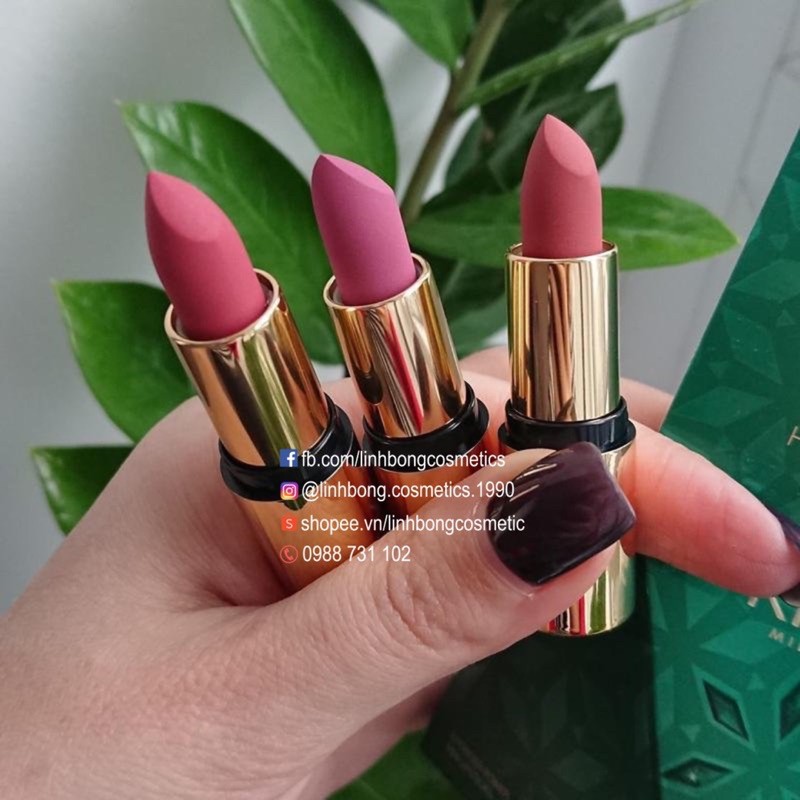 SET 3 THỎI SON KIKO MINI 𝑯𝒐𝒍𝒊𝒅𝒂𝒚 𝑮𝒆𝒎𝒔 𝑴𝒊𝒏𝒊 𝑳𝒊𝒑𝒔𝒕𝒊𝒄𝒌𝒔