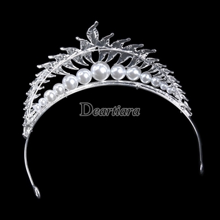 Sparkling Stone Crown Hair Clips