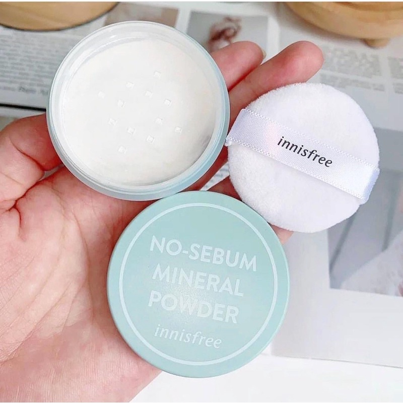 Phấn phủ bột kiềm dầu Nosebum Innisfree
