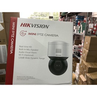 Camera Wifi IP quay quét mini 4MP Hikvision DS-2DE2C400IW-DE/W - Tích hợp Micro, tích hợp loa - Hàng chính hãng