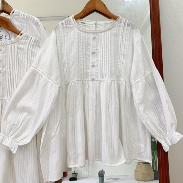 ÁO BABYDOLL THÔ TAY BỒNG (ảnh thật / sẵn)