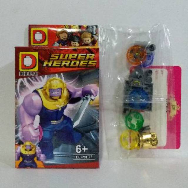 Lego Mô Hình Đồ Chơi Nhân Vật Thanos 1 / 24 Gems Infinity War Bootleg