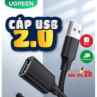 Ugreen US103 - Cáp USB 2.0 Nối Dài 0,5m - 5m (10313,10314,10315,10316,10317,10318) ✔HÀNG CHÍNH HÃNG ✔