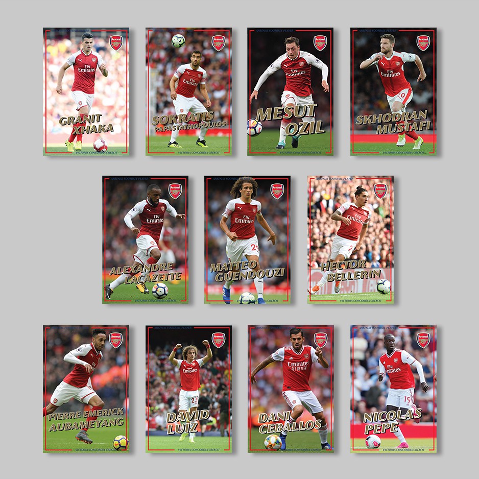 Poster hình cầu thủ bóng đá Arsenal