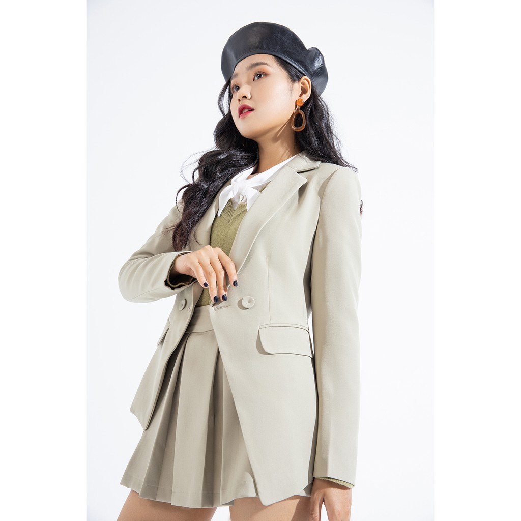 [Mã FAMALLT5 giảm 15% đơn 150k] Áo vest dài vạt lệch- 20 Again | BigBuy360 - bigbuy360.vn