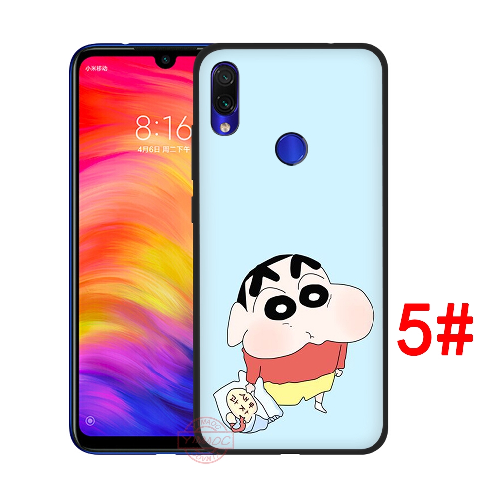 Ốp điện thoại silicone mềm chống sốc in hình Shin cậu bé bút chì cho Redmi Note 5A Prime 5 Pro 6 Pro 7 Pro 4X 6A S2