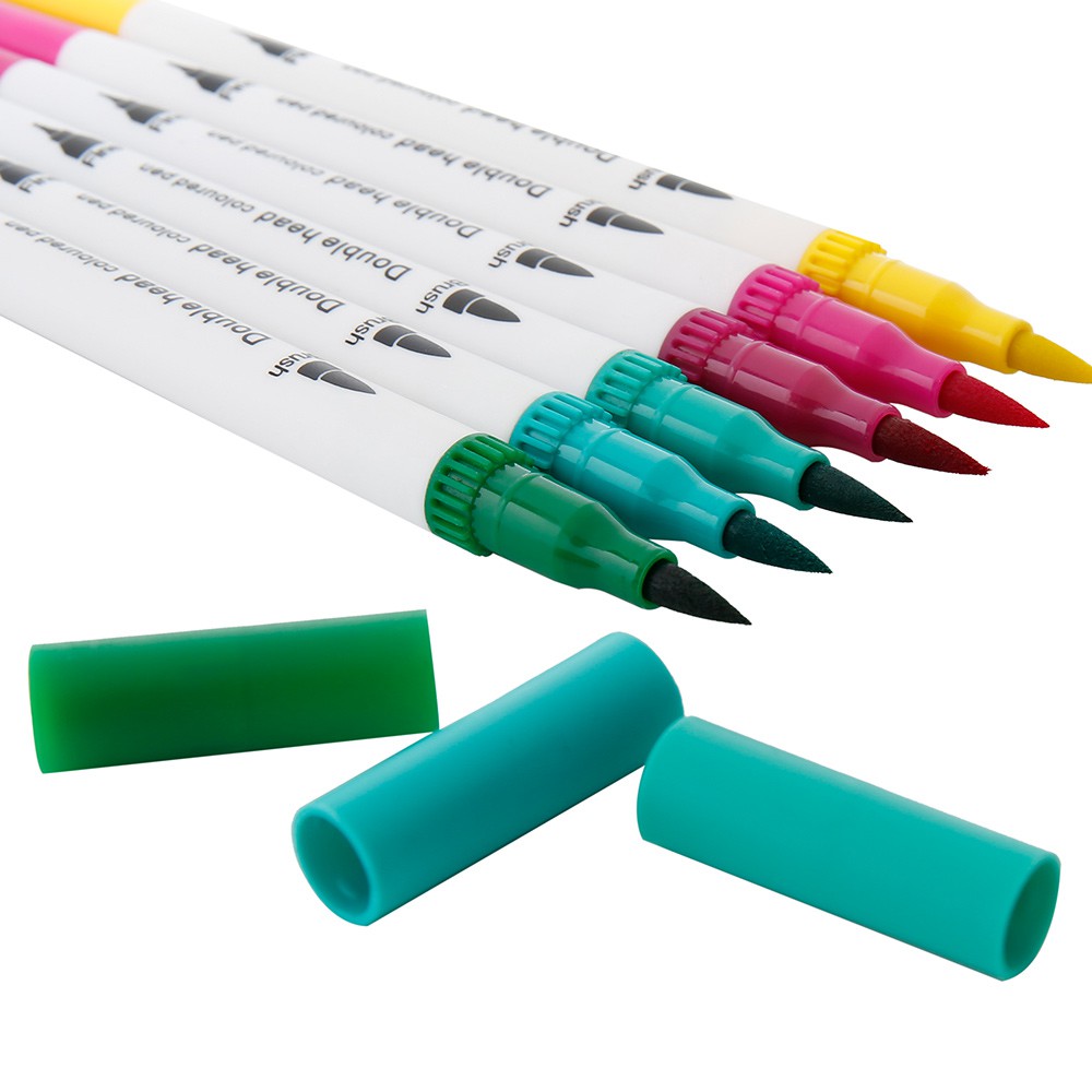 Bộ 120 cây bút vẽ màu nước hai đầu ngòi 0.4 (1mm - 2mm)