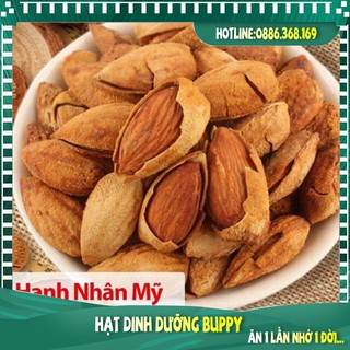 Hạnh nhân rang bơ mỹ vỏ mỏng, hạt to siêu ngon 500gr