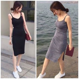ĐẦM BODY 2 DÂY XẺ TÀ