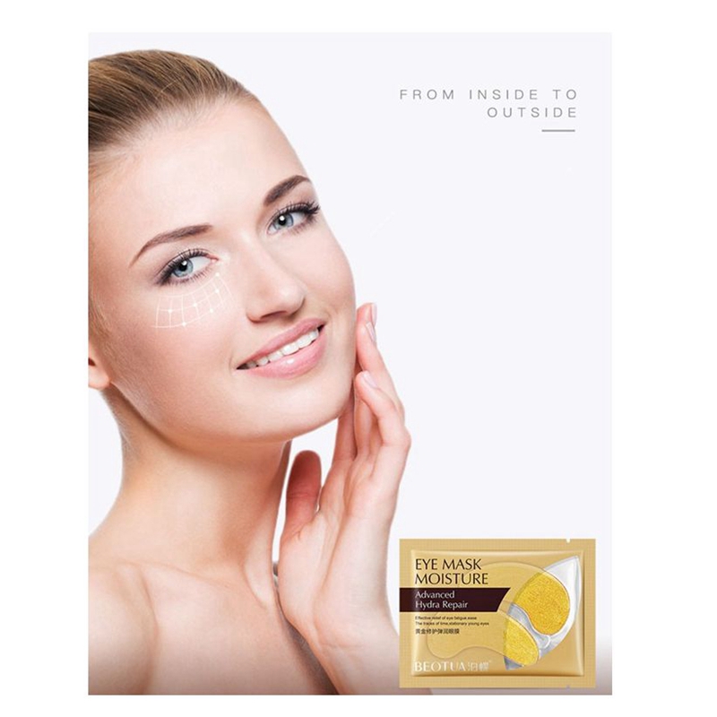 Mặt Nạ Mắt Collagen Vàng 24K Loại Bỏ Quầng Thâm Chống Lão Hóa