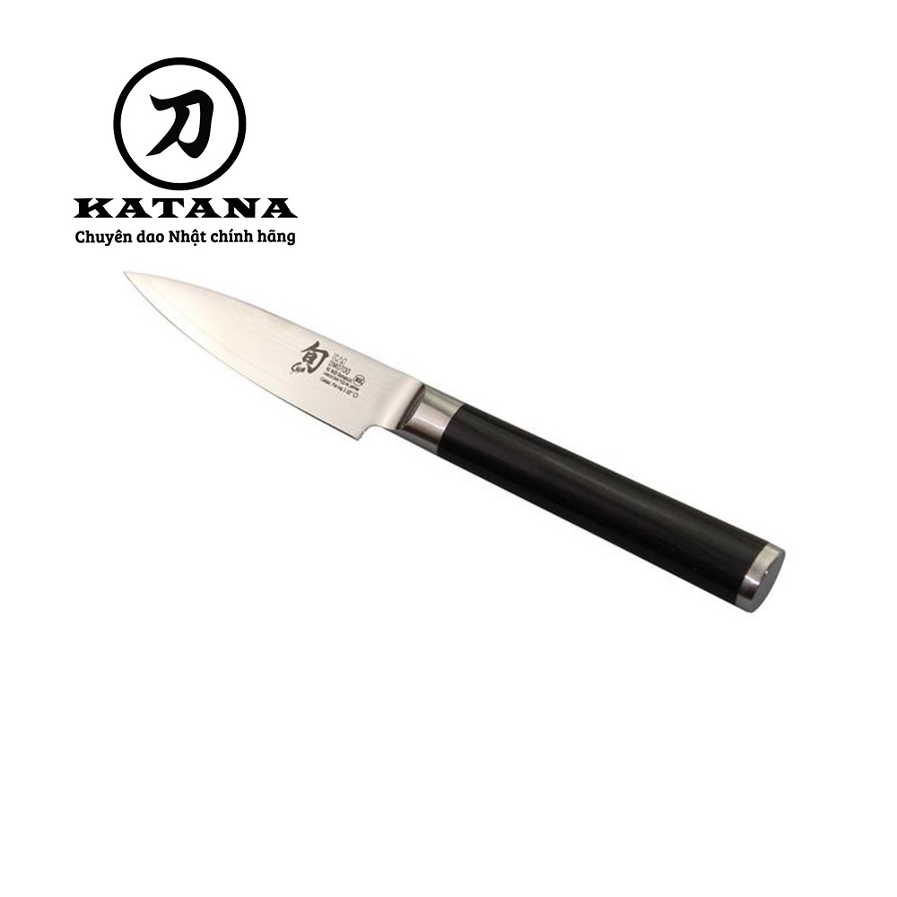 Dao bếp Nhật cao cấp Shun Classic Paring thép Damascus 69 lớp - Dao gọt tỉa hoa quả DM0700 (89mm)