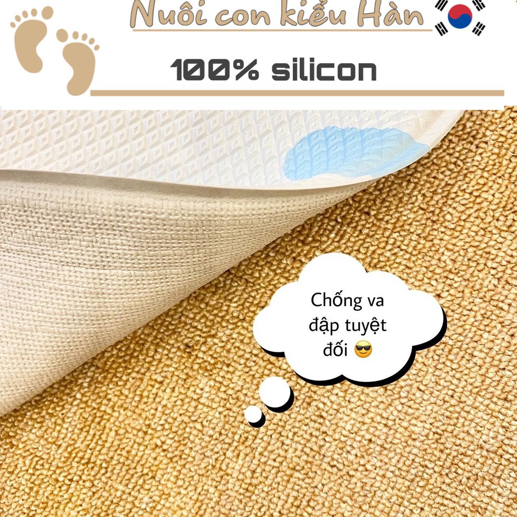 Thảm trải sàn gấp gọn Silicon chống va đập tuyệt đối