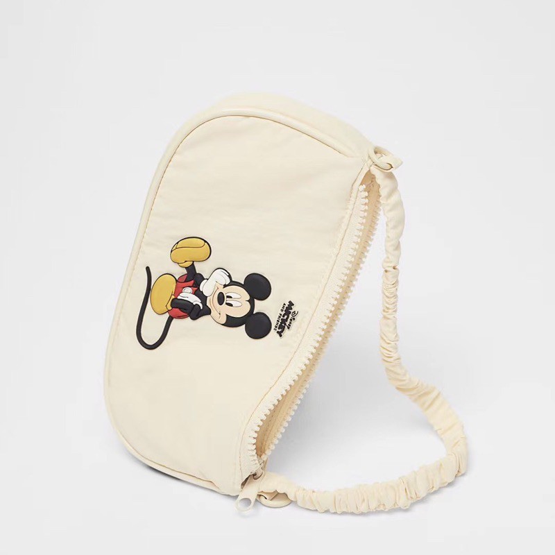 Túi đeo chéo Mickey be - RABBITSHOP