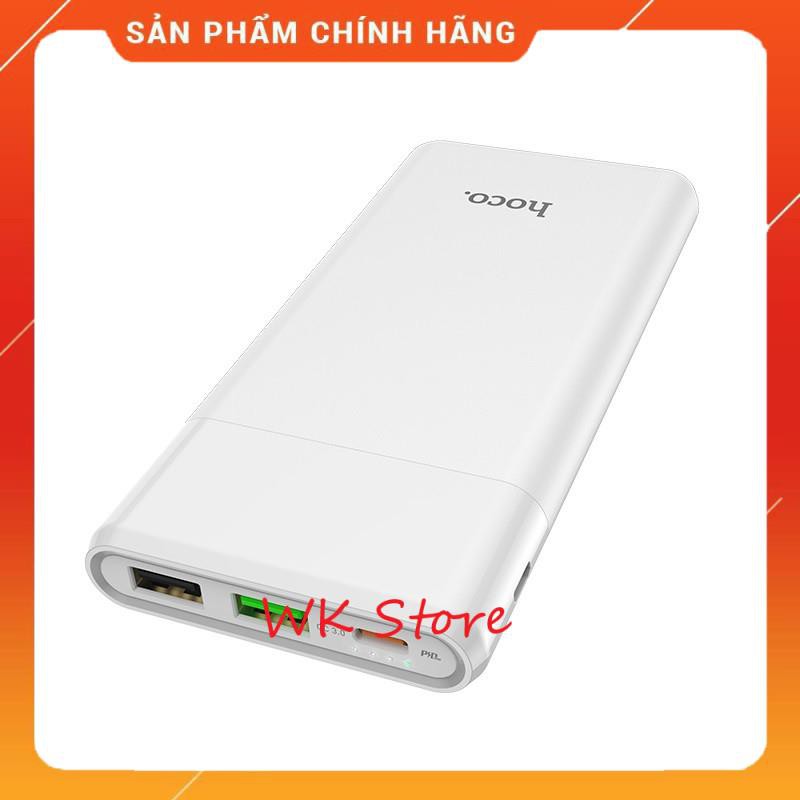 Sạc dự phòng Hoco J58 10.000 mAh (sạc nhanh 18W QC 3.0,PD) (BH 1 năm)