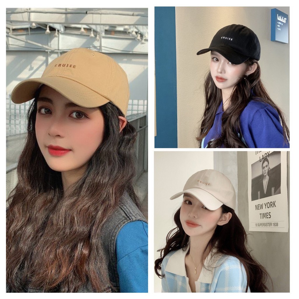 Mũ Lưỡi Trai 🌸 Nón Kết thêu chữ Cruise thời trang Unisex Hàn Quốc dành cho Nam và Nữ - UniB