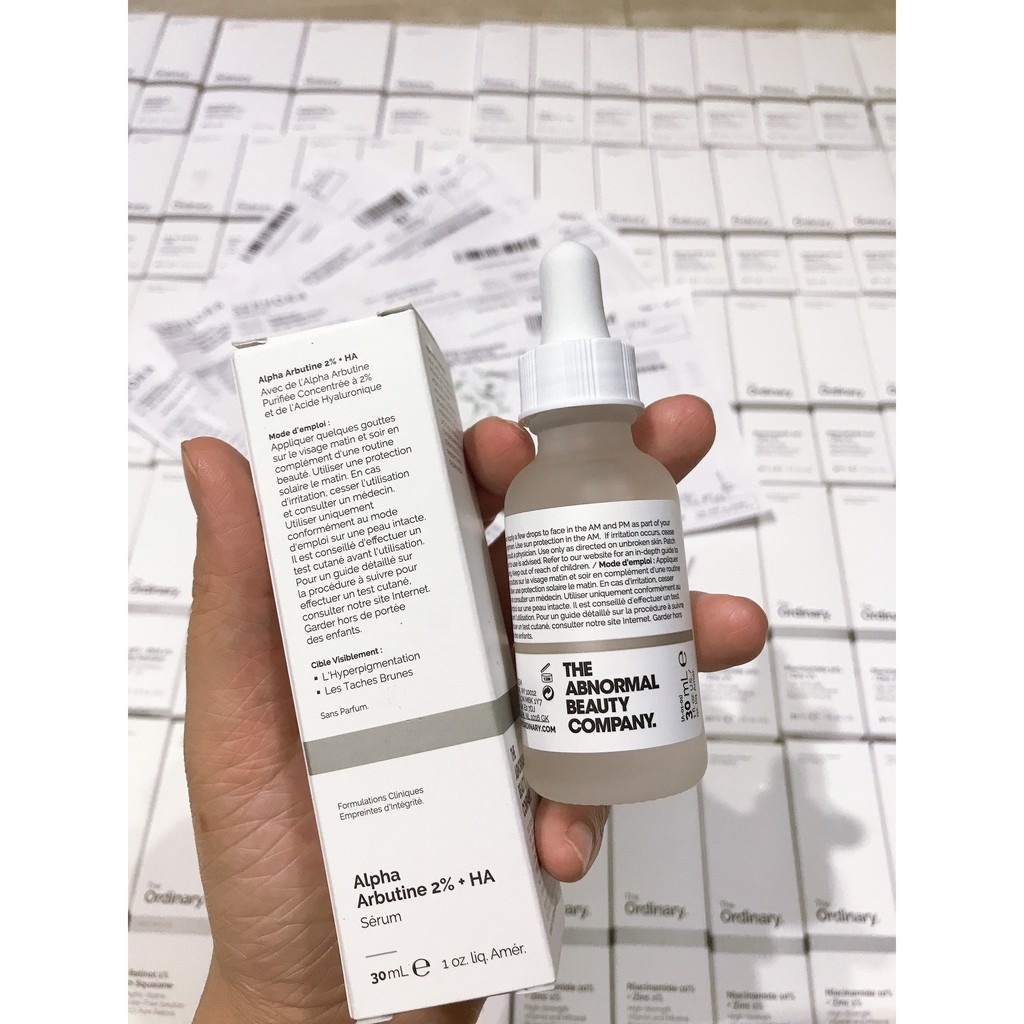 Dưỡng trắng da Alpha Arbutin 2% + HA - The Ordinary