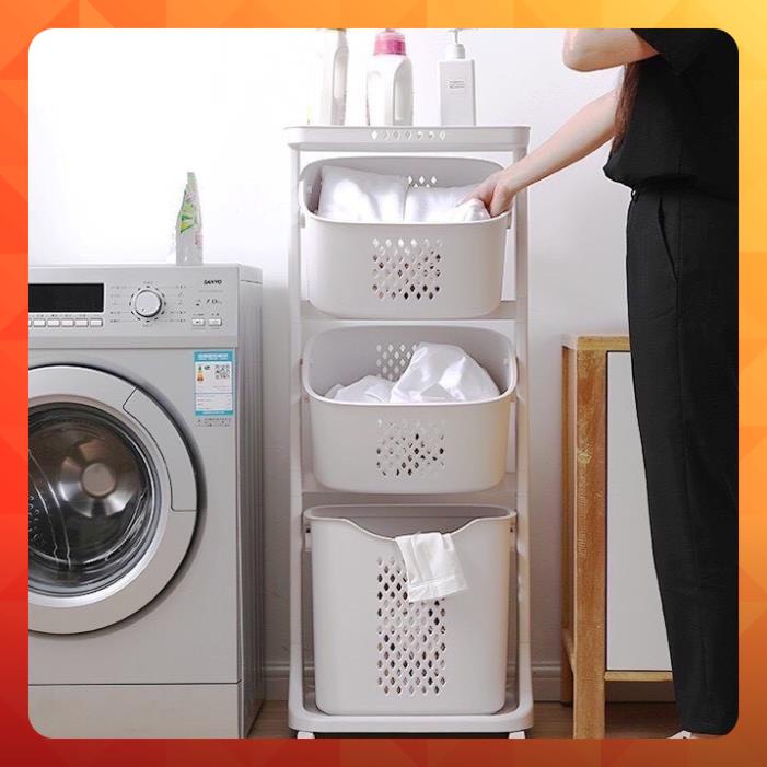 { HÀNG CAO CẤP} Kệ đựng đồ đa năng, 3 tầng có bánh xe việt nhật Sản Phẩm Tiện ích