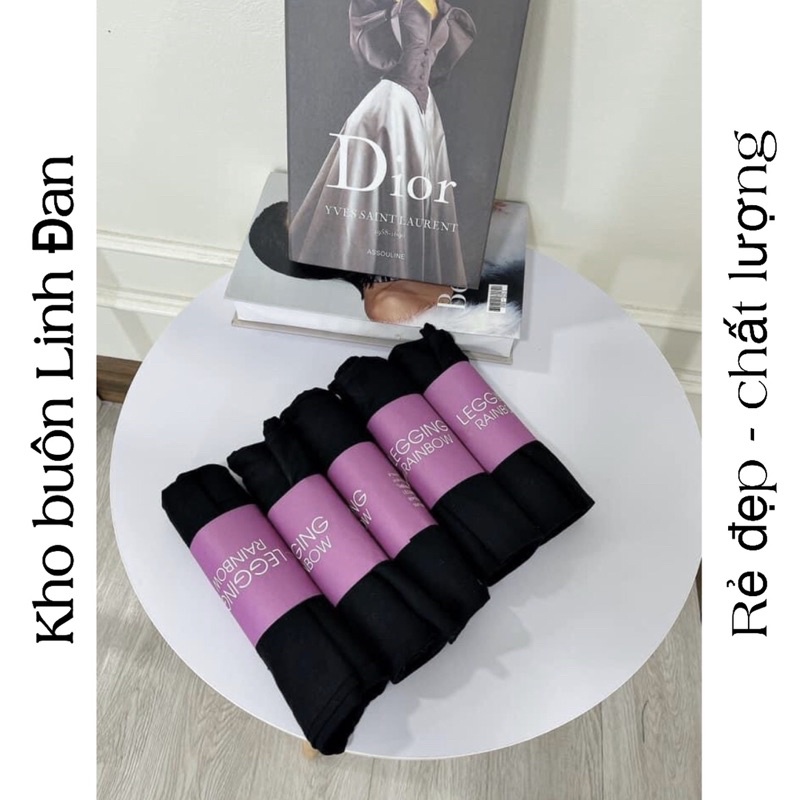 Quần legging lửng thái💥Quần Legging ngố đùi thái cạp chun siêu mịn💥(free ship)