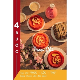 Bộ Khuôn Xôi 3 chữ Phúc Lộc Thọ Tabihome