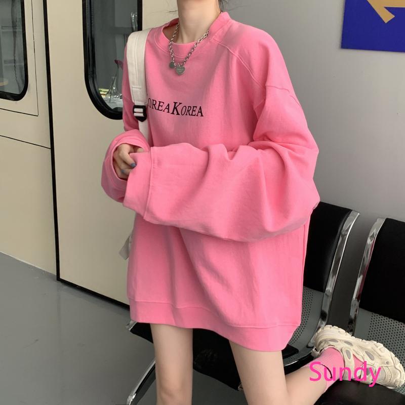 Áo dài tay dáng rộng cá tính cho nữ