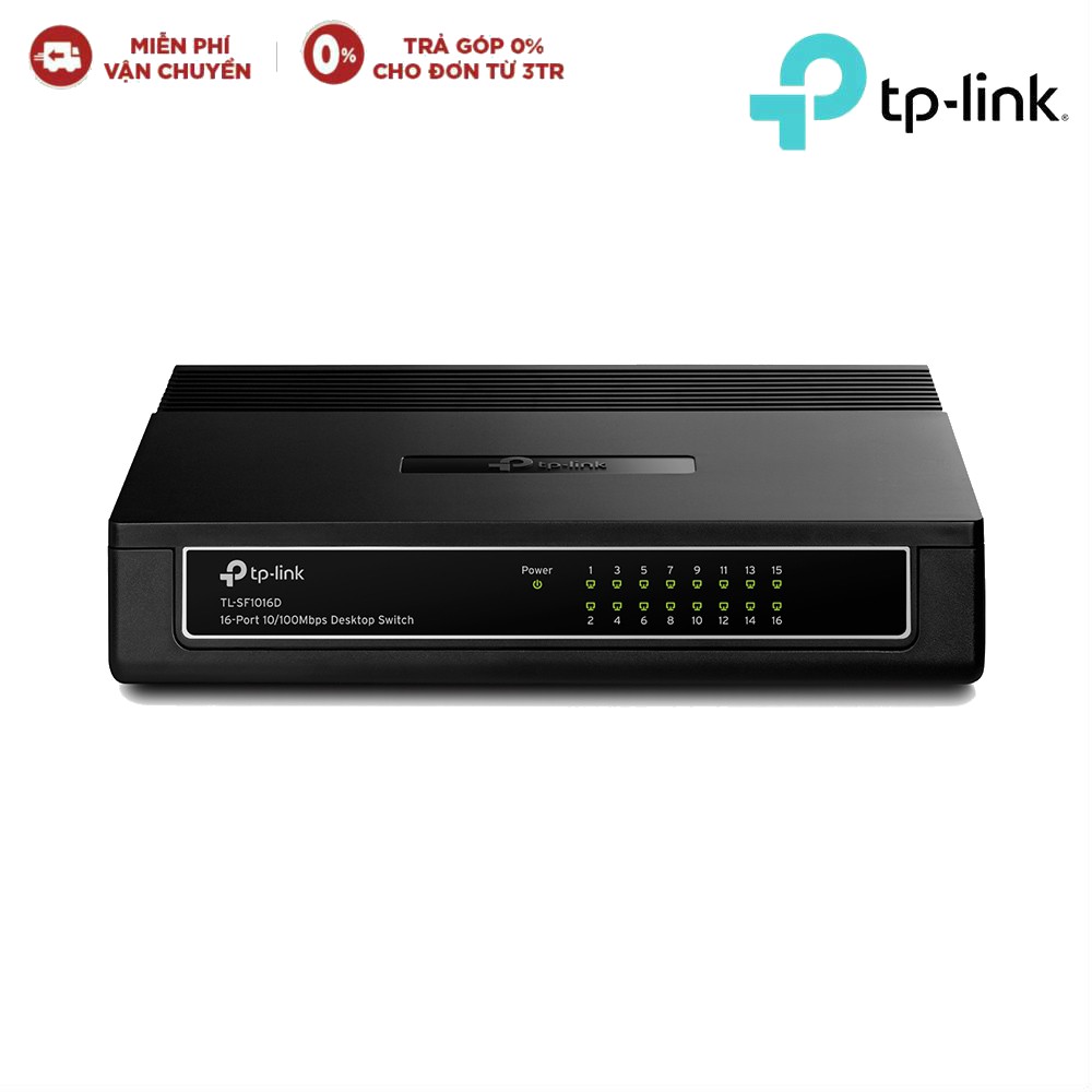 Bộ chia mạng Switch TP-Link TL-SF1016D 16-port 10/100Mbps - Hàng chính hãng new 100%