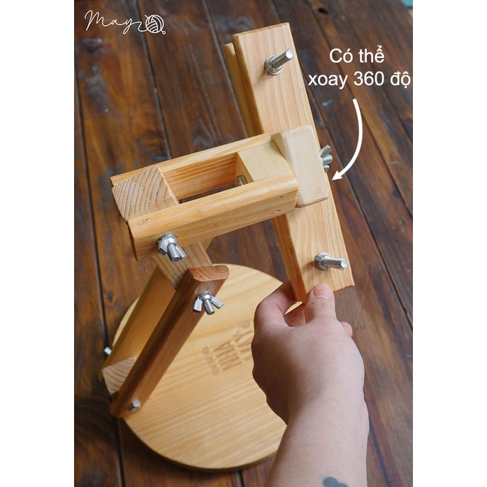Đế kẹp khung xoay 360° Tiệm tạp hóa nhà May
