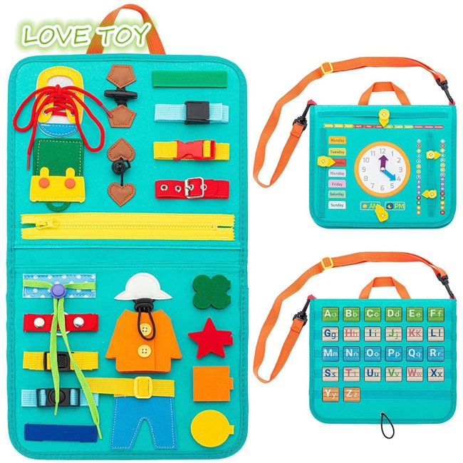 Nkodok Bảng Đồ Chơi Xe Busy Tập Nhận Biết Sớm Kỹ Năng Sống Cho Bé Trai Và Bé Gái