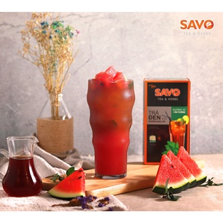 Trà bạc hà túi lọc SAVO (25 gói x 2g)