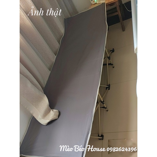 Giường xếp văn phòng ngủ trưa gấp gọn 70x180cm - Giường gấp khung thép chắc chắn
