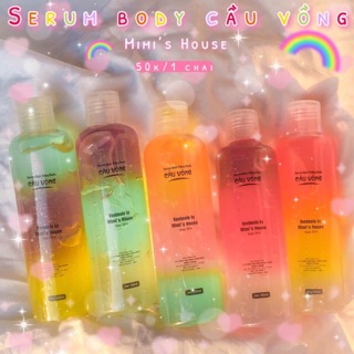 SERUM KÍCH TRẮNG BODY CẦU VỒNG HANDMADE