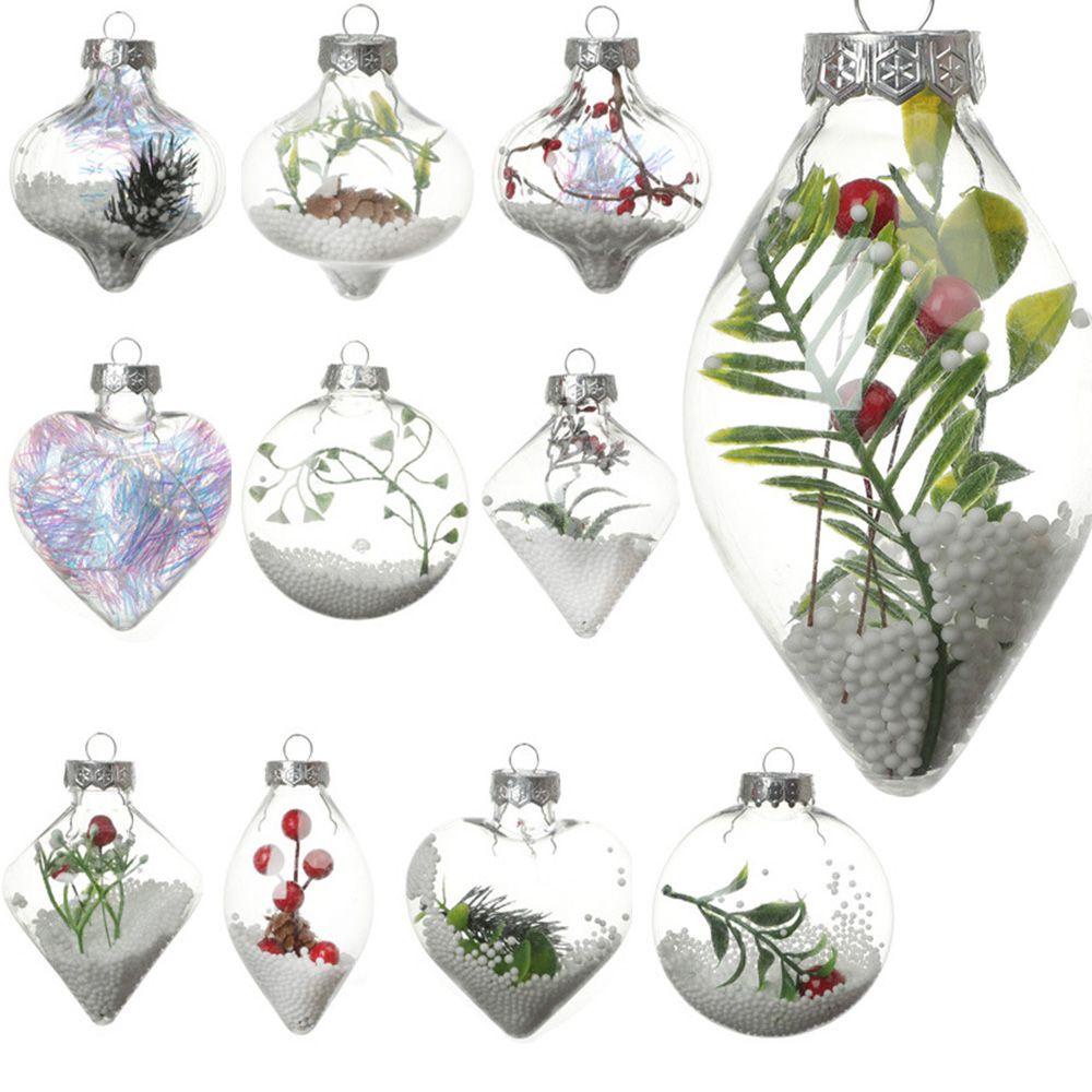 WATTLE Quả Châu Nhựa Trong Suốt Trang Trí Cây Thông Noel