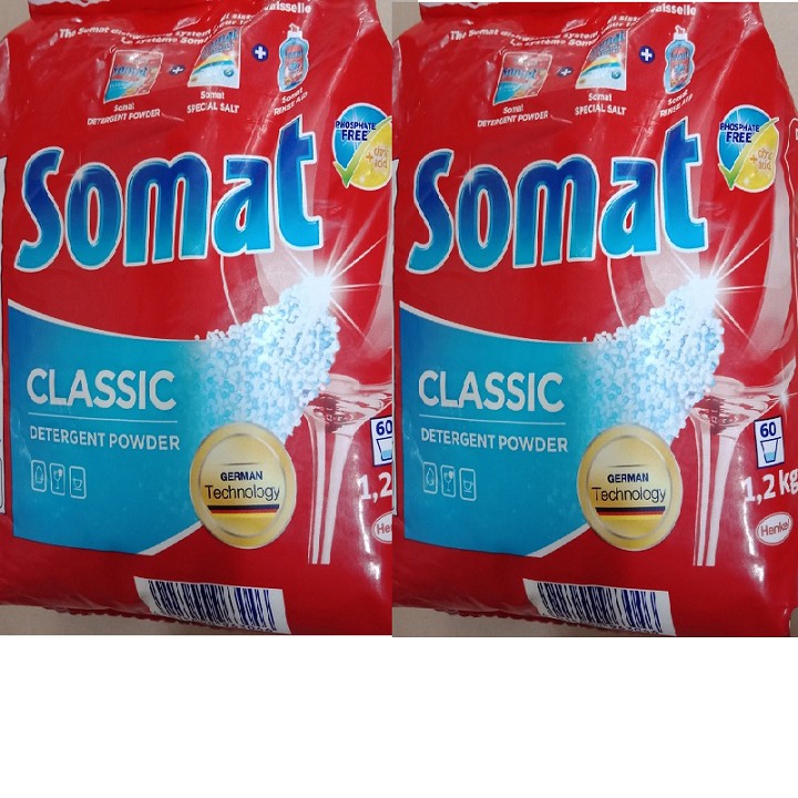 Bột rửa bát Somat 1,2kg Bột rửa chén bát cho máy hiêu somat ( Đức )