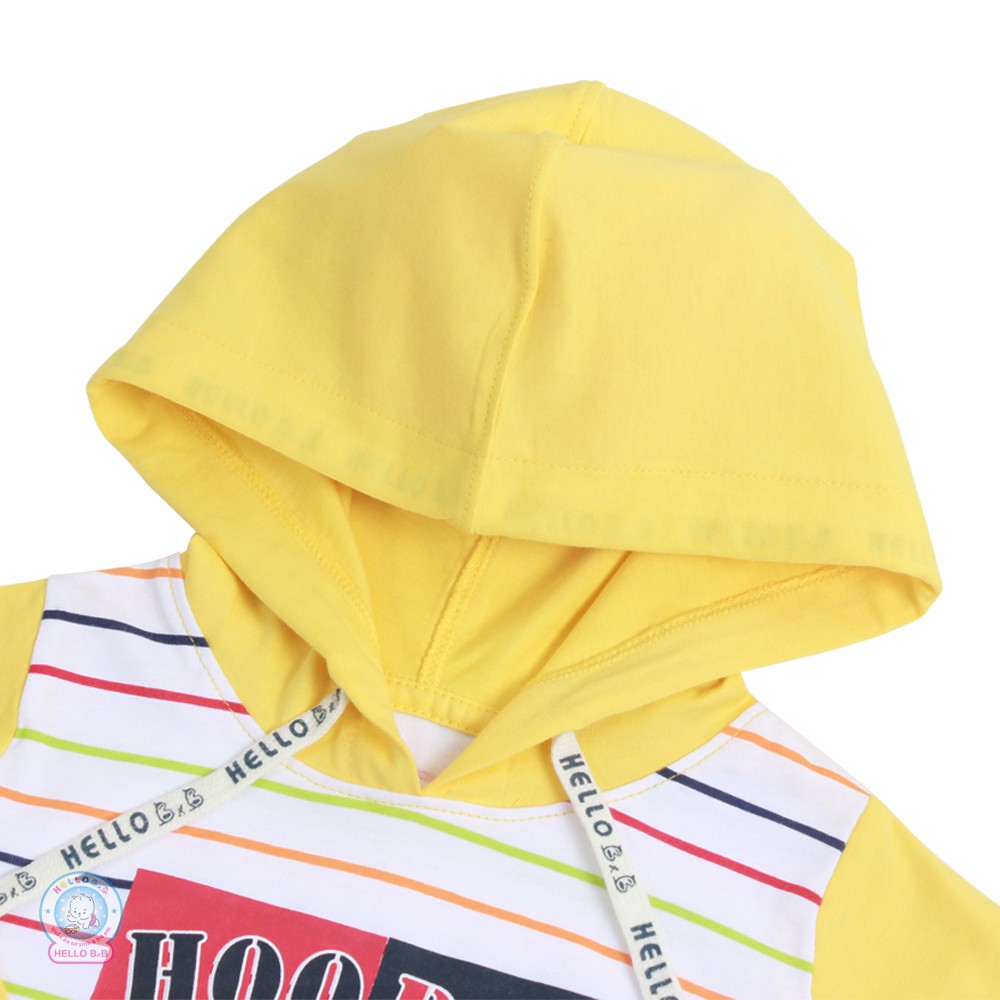 Áo Hoodie Sọc Vàng AL1031 HELLO B&amp;B- HELLO BB