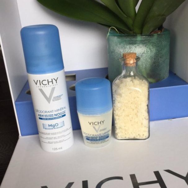 Vichy Déodorant Minéral 48H MgO - Xịt Khử Mùi Giàu Khoáng Vichy 125ml