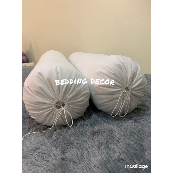 Ruột gối ôm bông sơ trắng tinh khiết kích thước 35-110cm vỏ trắng trơn