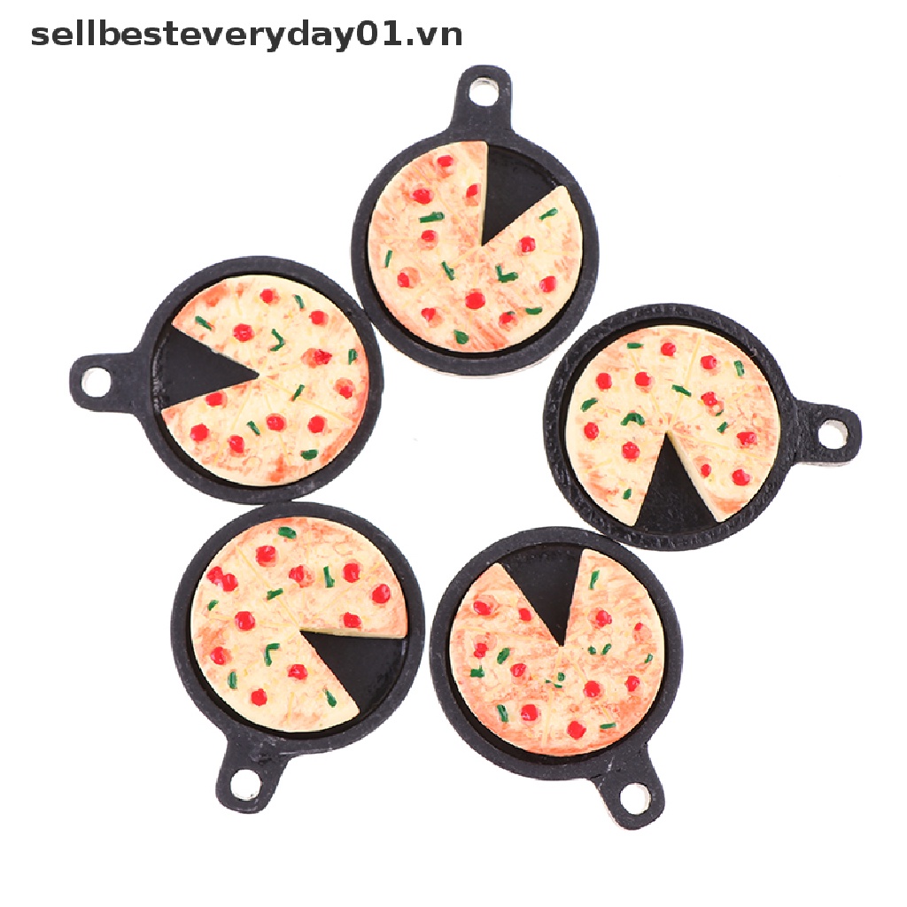 1 Bộ Đĩa Đồ Chơi Làm Bánh Pizza Trái Cây Trang Trí Nhà Búp Bê