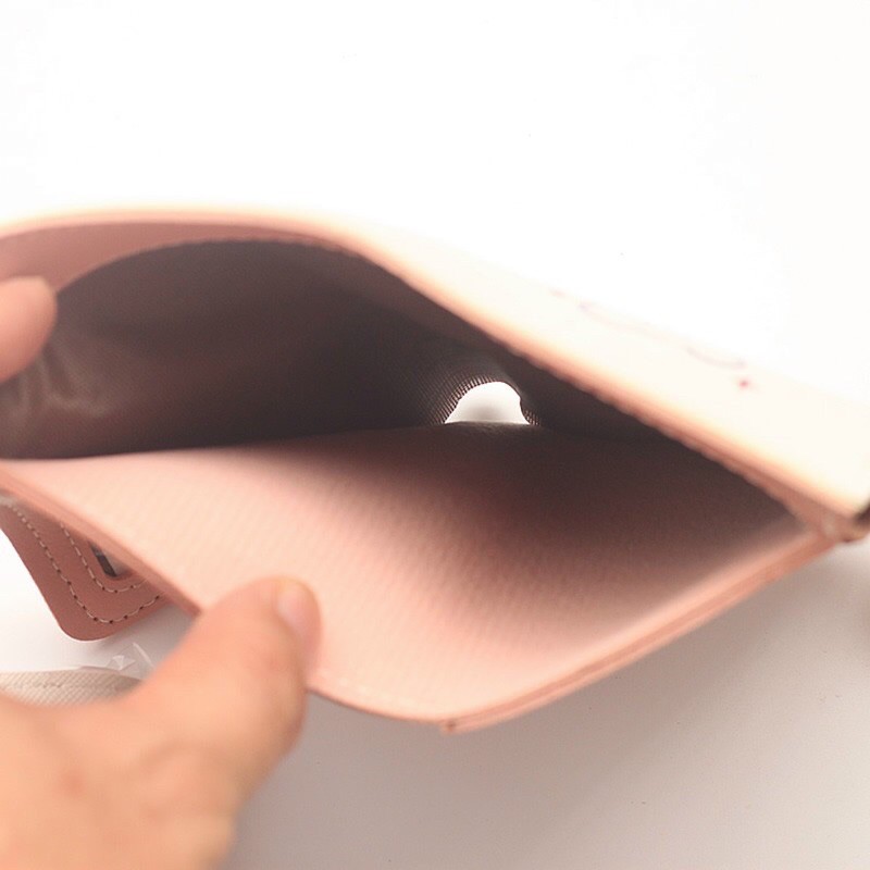 Ví gấp đựng tiền - Ví đựng tiền da chống thấm - Ví tiền hoạ tiết gấu/thỏ/cừu xinh xắn