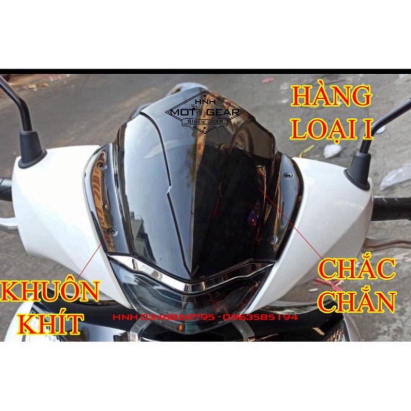 Kính Chắn Gió Cho SH 2020 - Màu Khói Trong Kiểu Zhipat