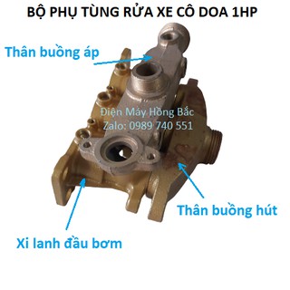 Phụ tùng đầu bơm máy rửa xe cô doa 1HP