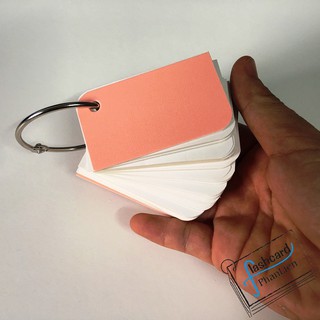 Mua 1 tặng 3 - 1000 thẻ trắng 4x7cm kèm 10 khoen bo 2 góc
