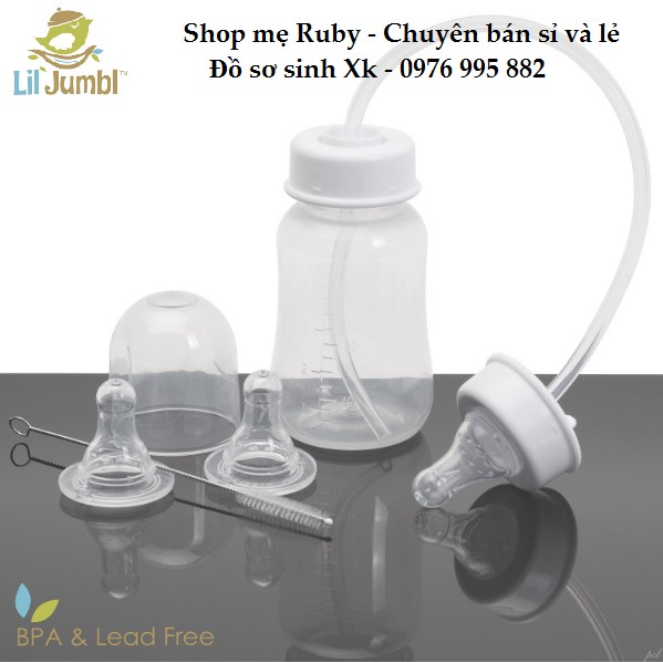 BÌNH SỮA RẢNH TAY LIL JUMBL CHỐNG ĐẦY HƠI, CHỐNG NÔN TRỚ