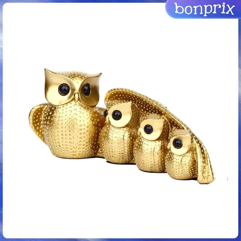 Mô Hình Chim Cú Bằng Nhựa Resin Trang Trí Nhà Cửa / Văn Phòng