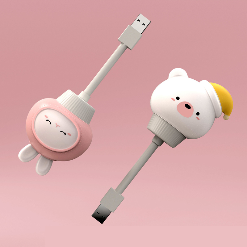 Đèn Led Usb Dc 5v Đọc Sách Thiết Kế Hình Thỏ / Gấu Kiểu Dáng Dễ Thương