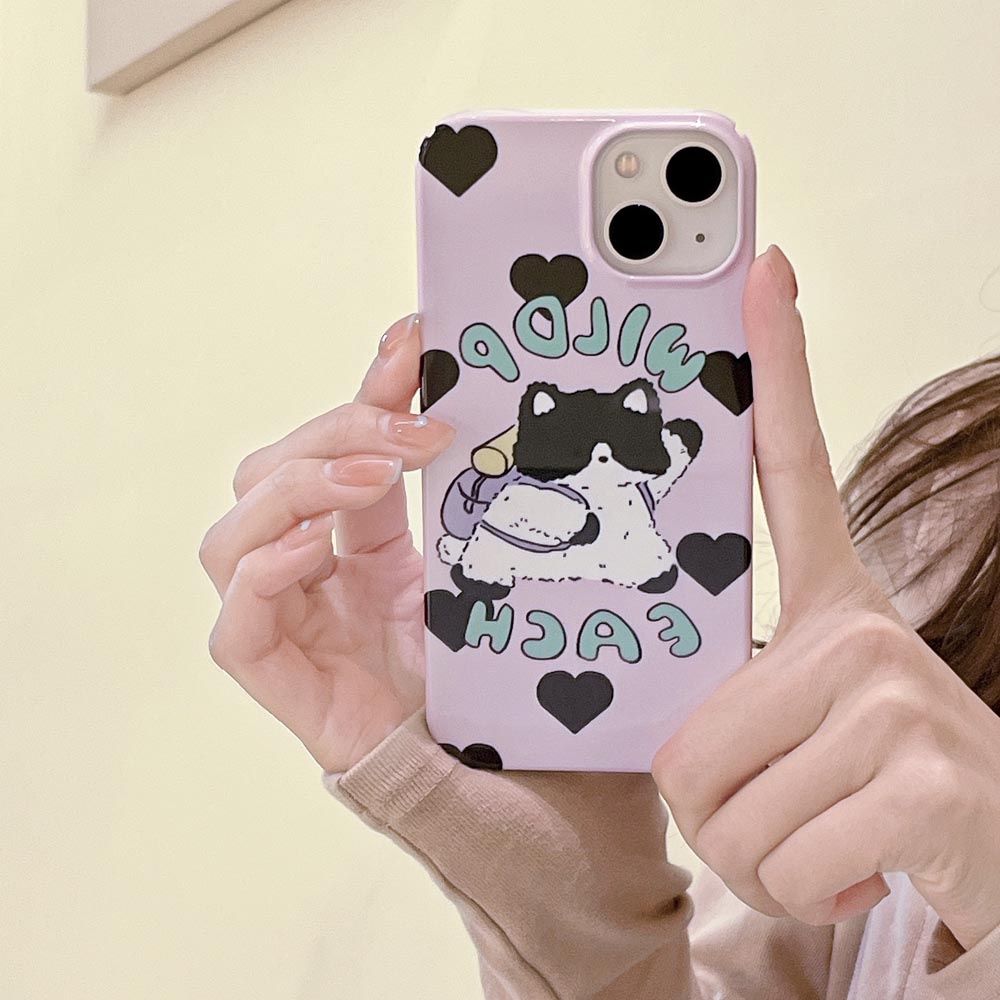 Ốp Điện Thoại Cứng Hình Mèo Cho IPhone X Xs XR XsMax 11 11ProMax 12 12Pro 12ProMax 13 13Pro 13ProMax 14 14Pro 14plus 14ProMax