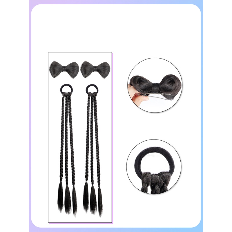 Tóc Giả Thắt Bím Kiểu Thắt Bím