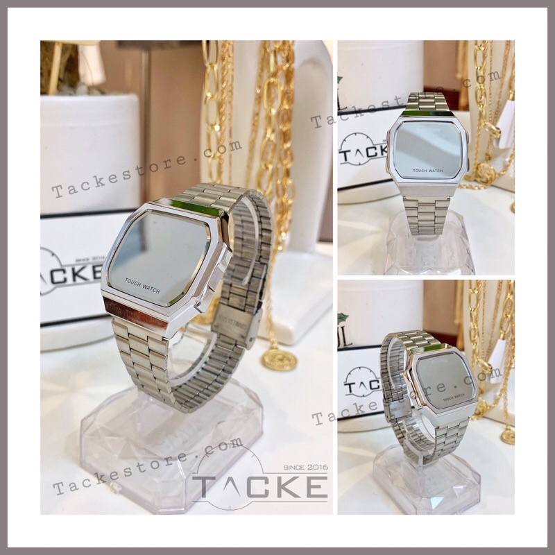 Đồng hồ cảm ứng màn hình touch watch điện tử thể thao TACKE STORE, led touch watch, thời trang, thép không gỉ, 3 màu | BigBuy360 - bigbuy360.vn