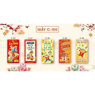 COMBO 100 bao lì xì năm mới 2021 ( NGẪU NHIÊN MẪU - nhiều mẫu )