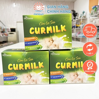 Cốm lợi sữa curmilk hộp 20 gói - dk pharma